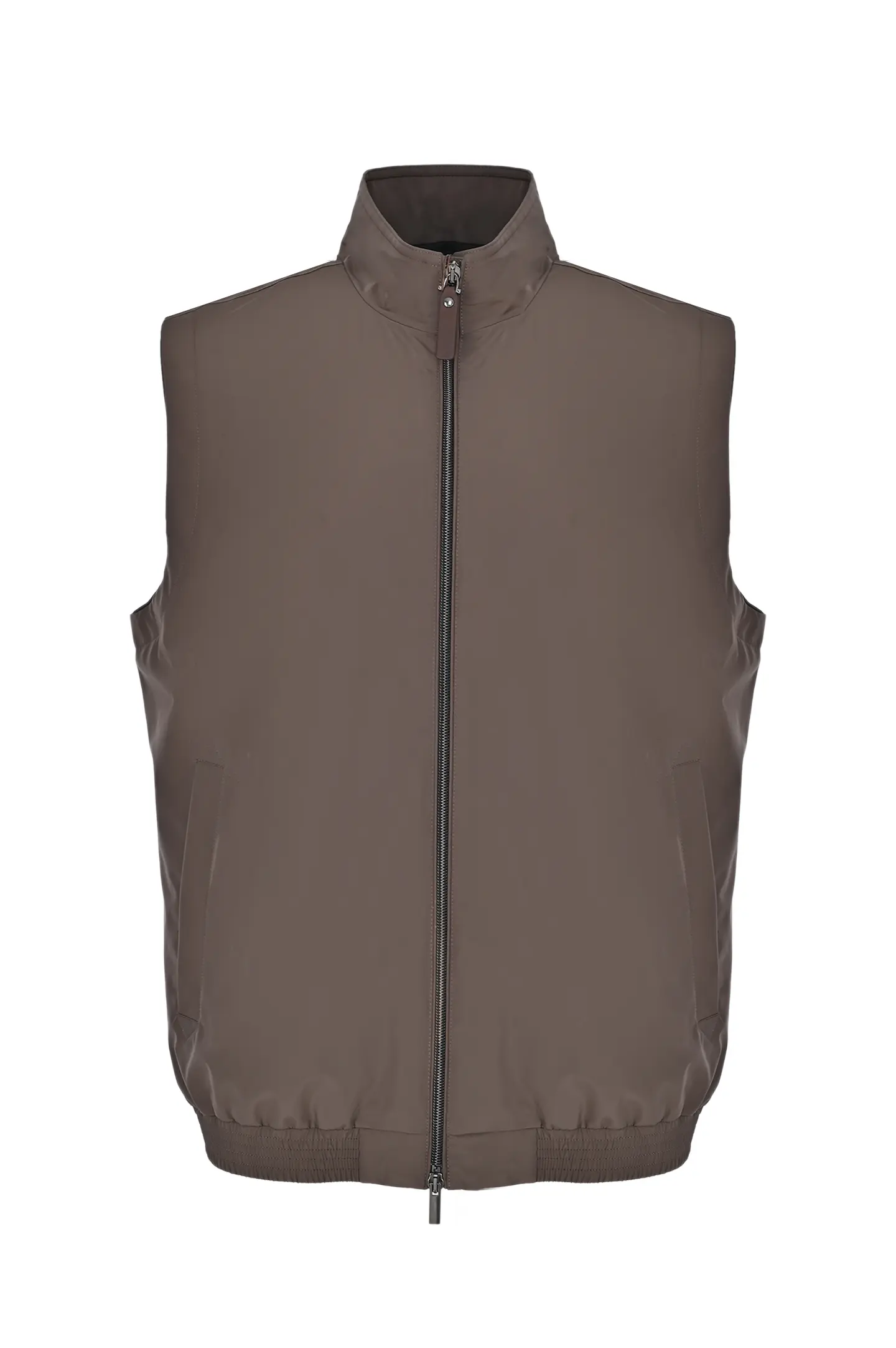 Жилет однотонный