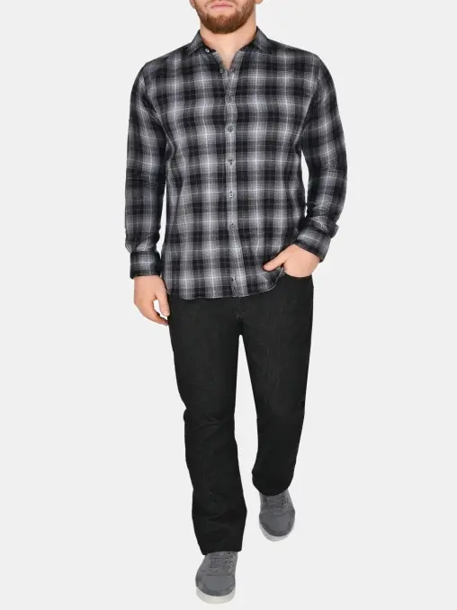 Рубашка из хлопка и лиоцелла CANALI