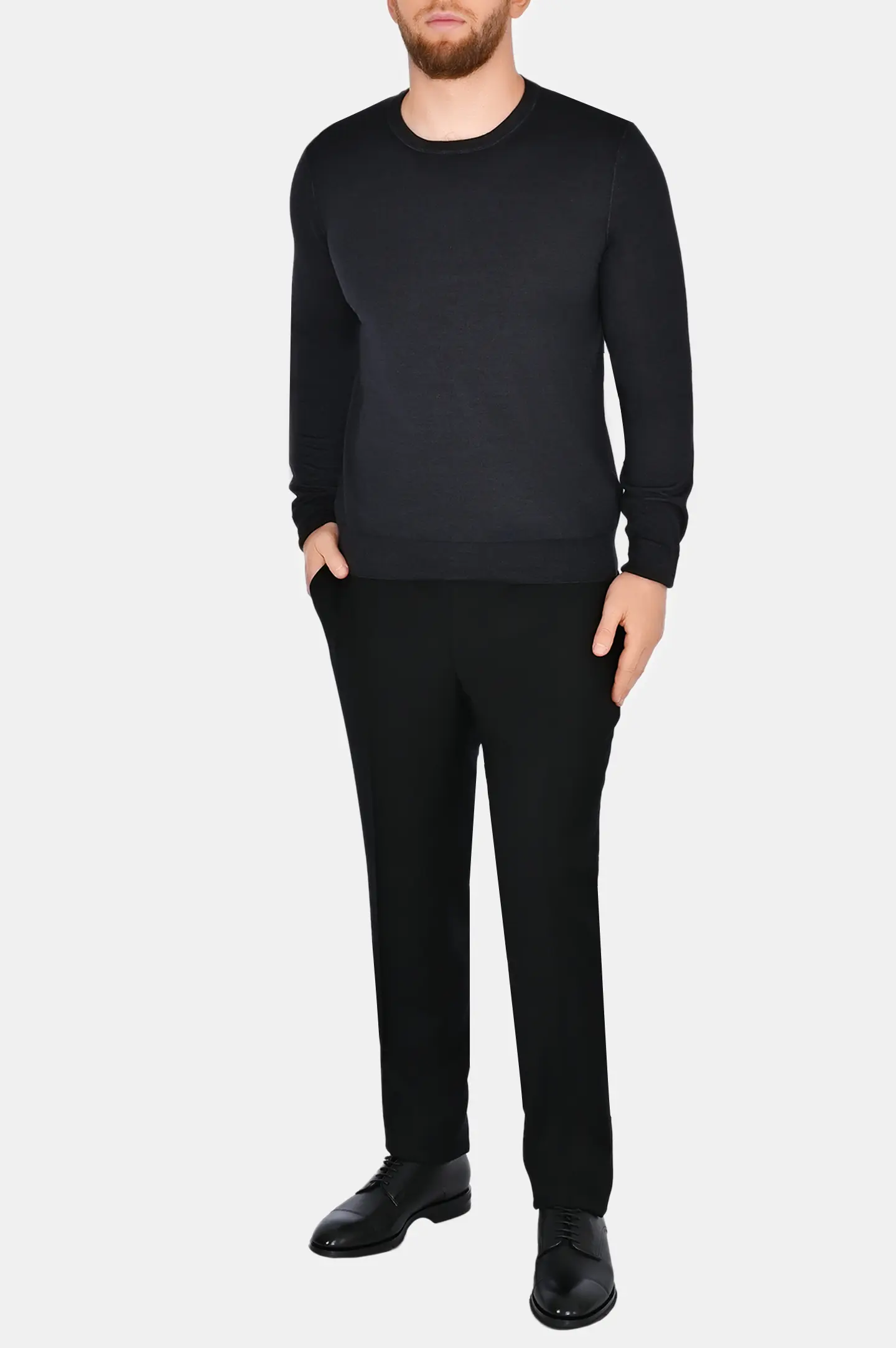 Джемпер из шерсти и шелка