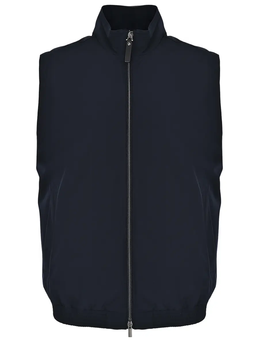 Жилет однотонный