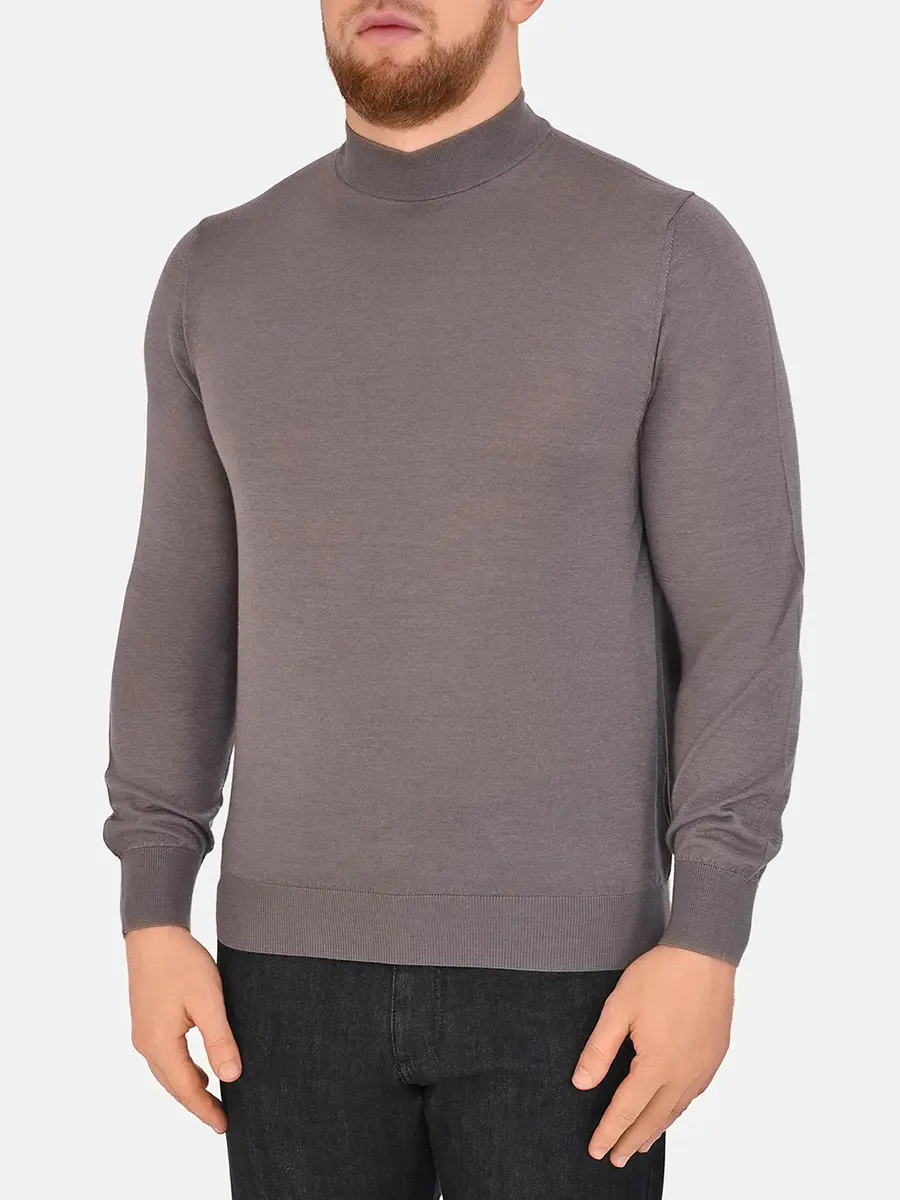 Джемпер из шерсти и шелка