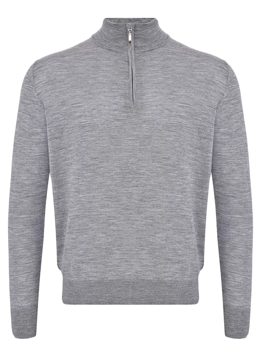 Джемпер из шерсти и шелка