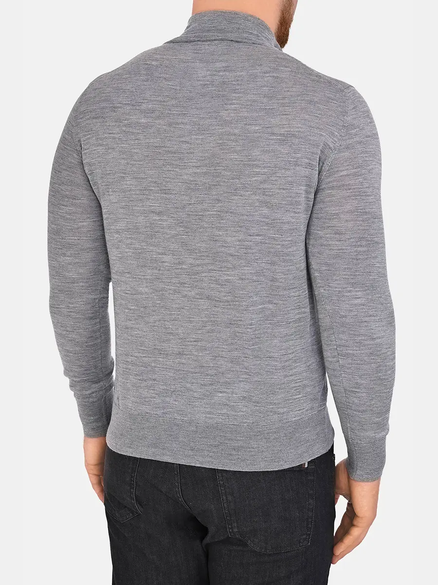 Джемпер из шерсти и шелка