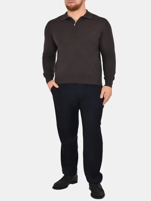 Поло из шерсти и шелка DORIANI