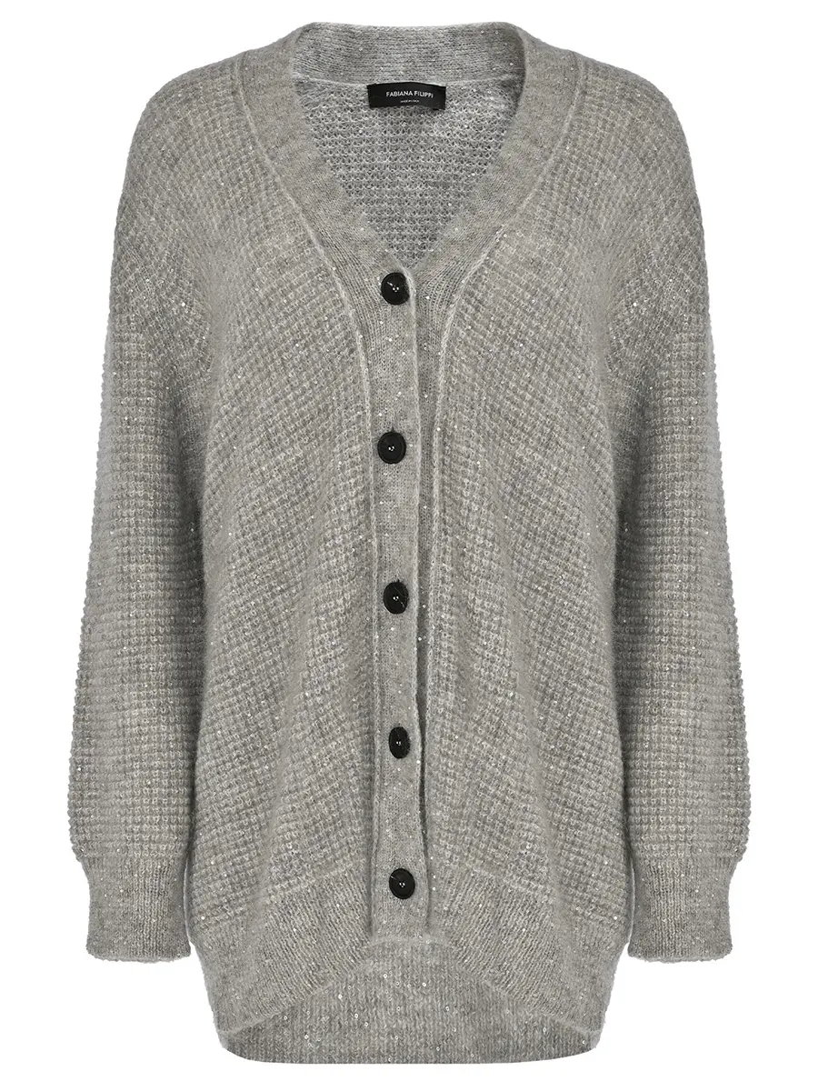 Кардиган с пайетками