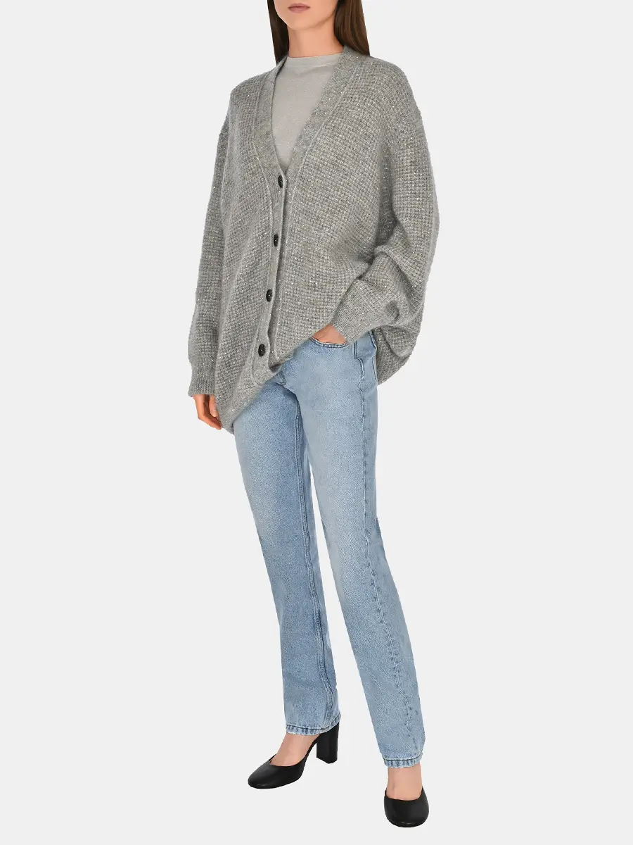 Кардиган с пайетками