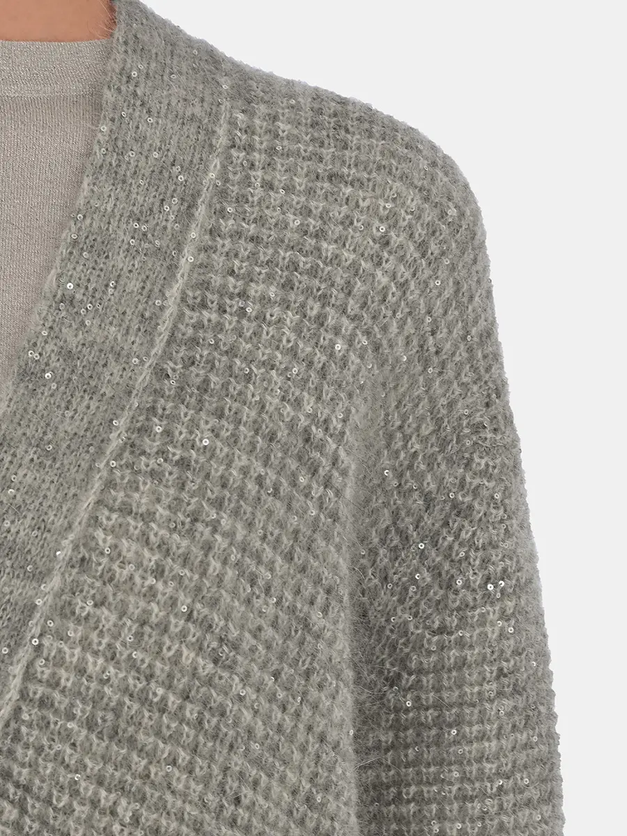 Кардиган с пайетками