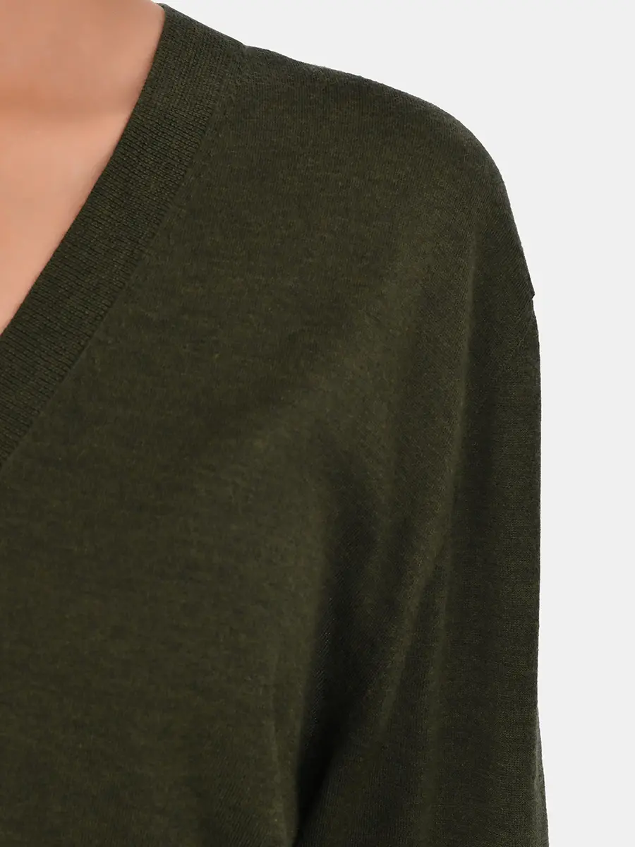 Пуловер из кашемира и шелка