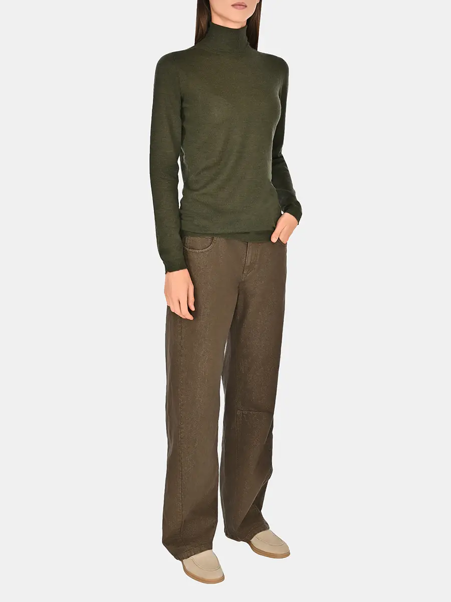 Водолазка из кашемира и шелка