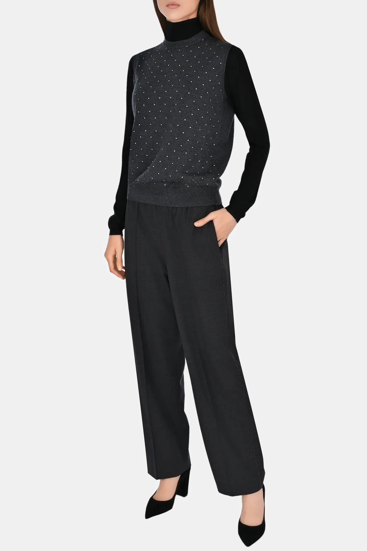 Брюки шерстяные