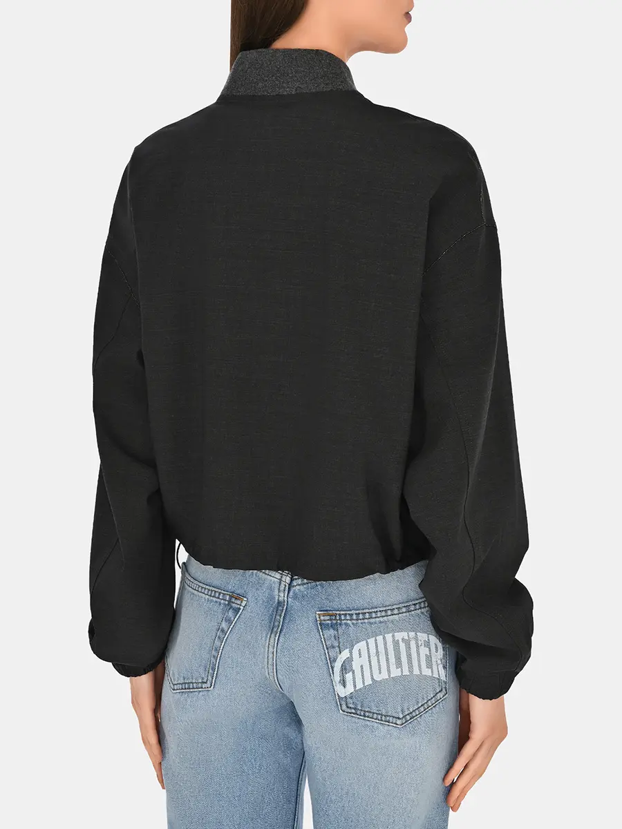 Бомбер шерстяной