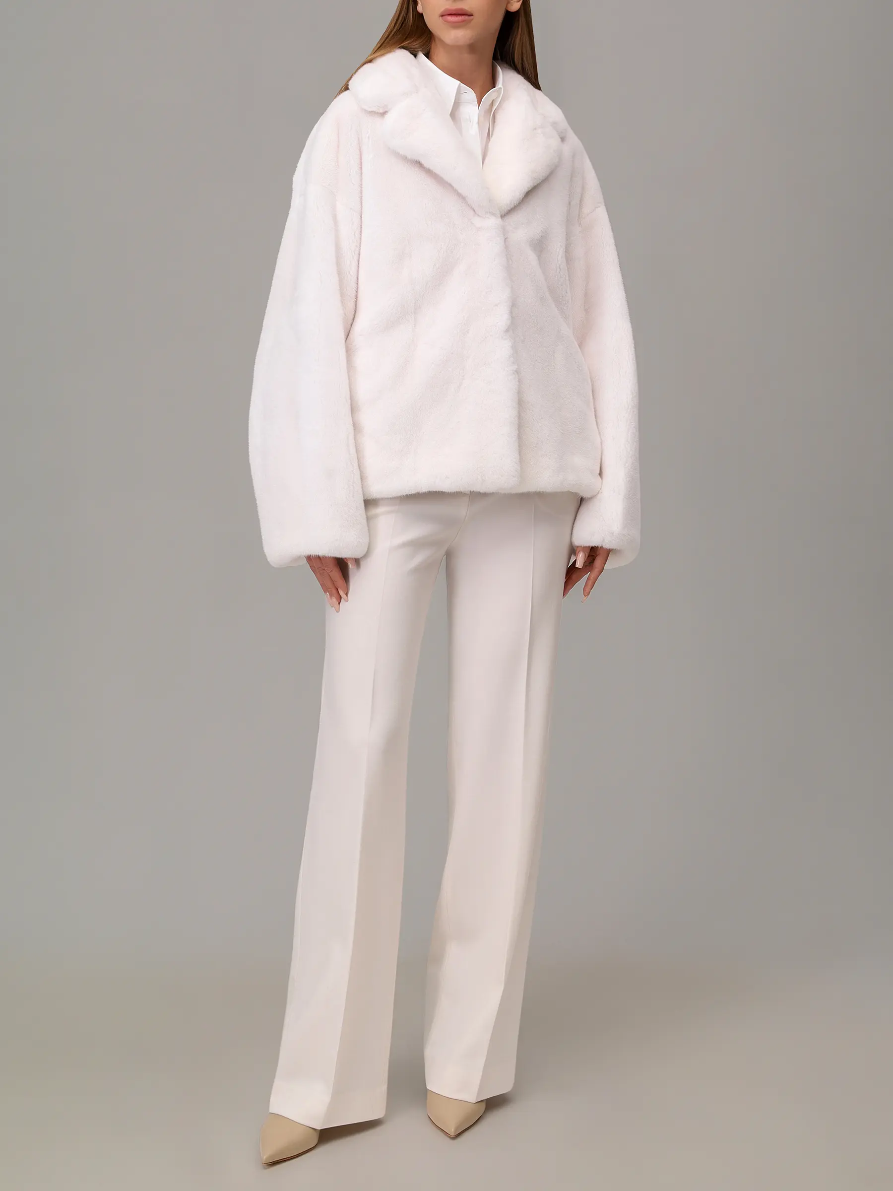 Полушубок норковый