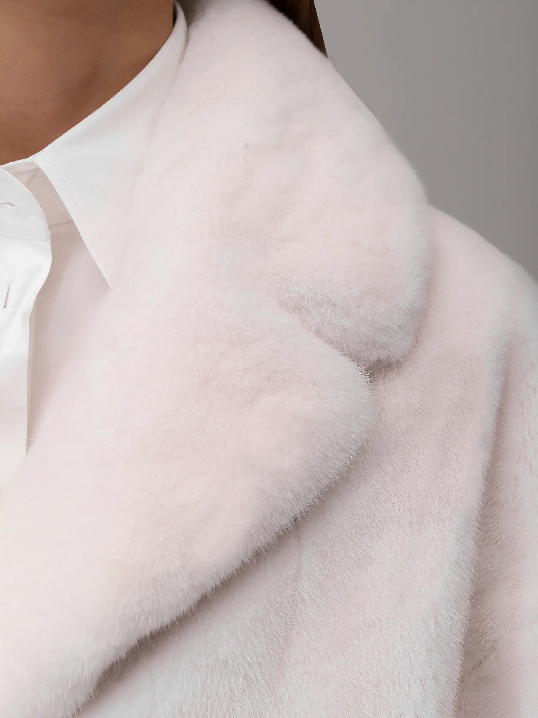 Полушубок норковый