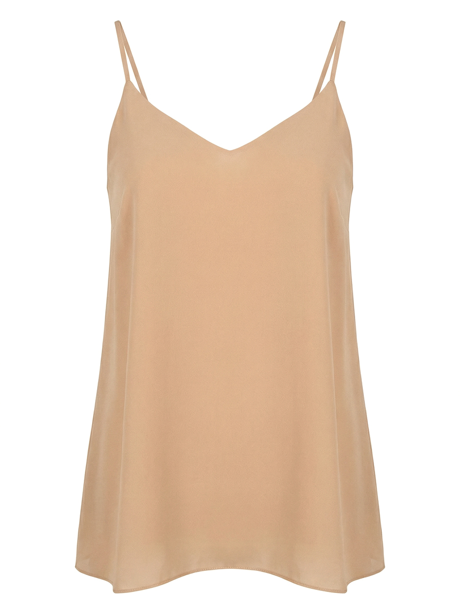 Топ из вискозы и шелка