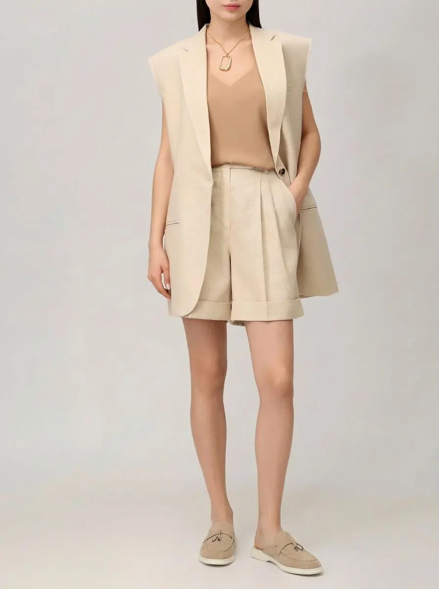 Топ из вискозы и шелка