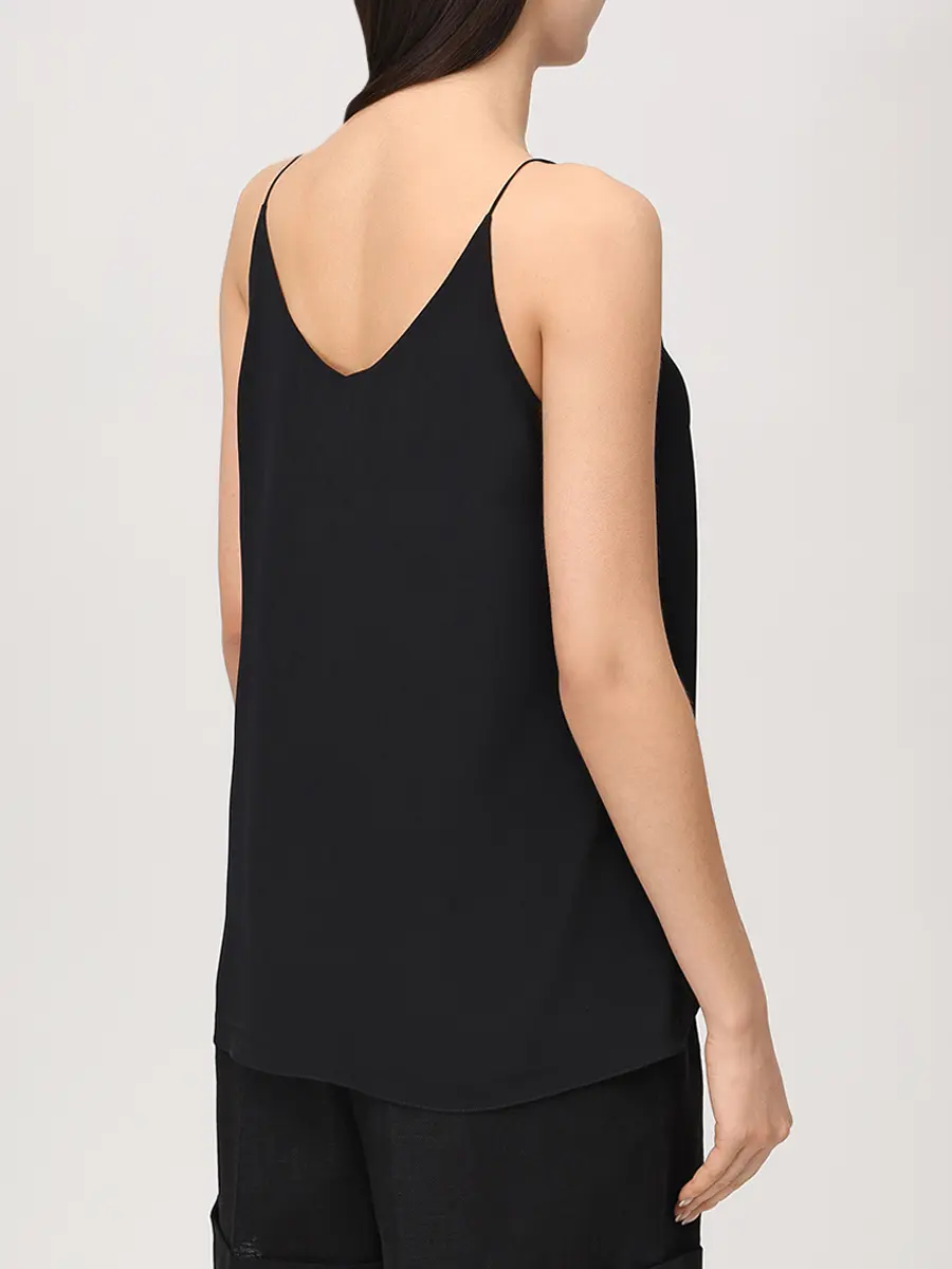 Топ из вискозы и шелка