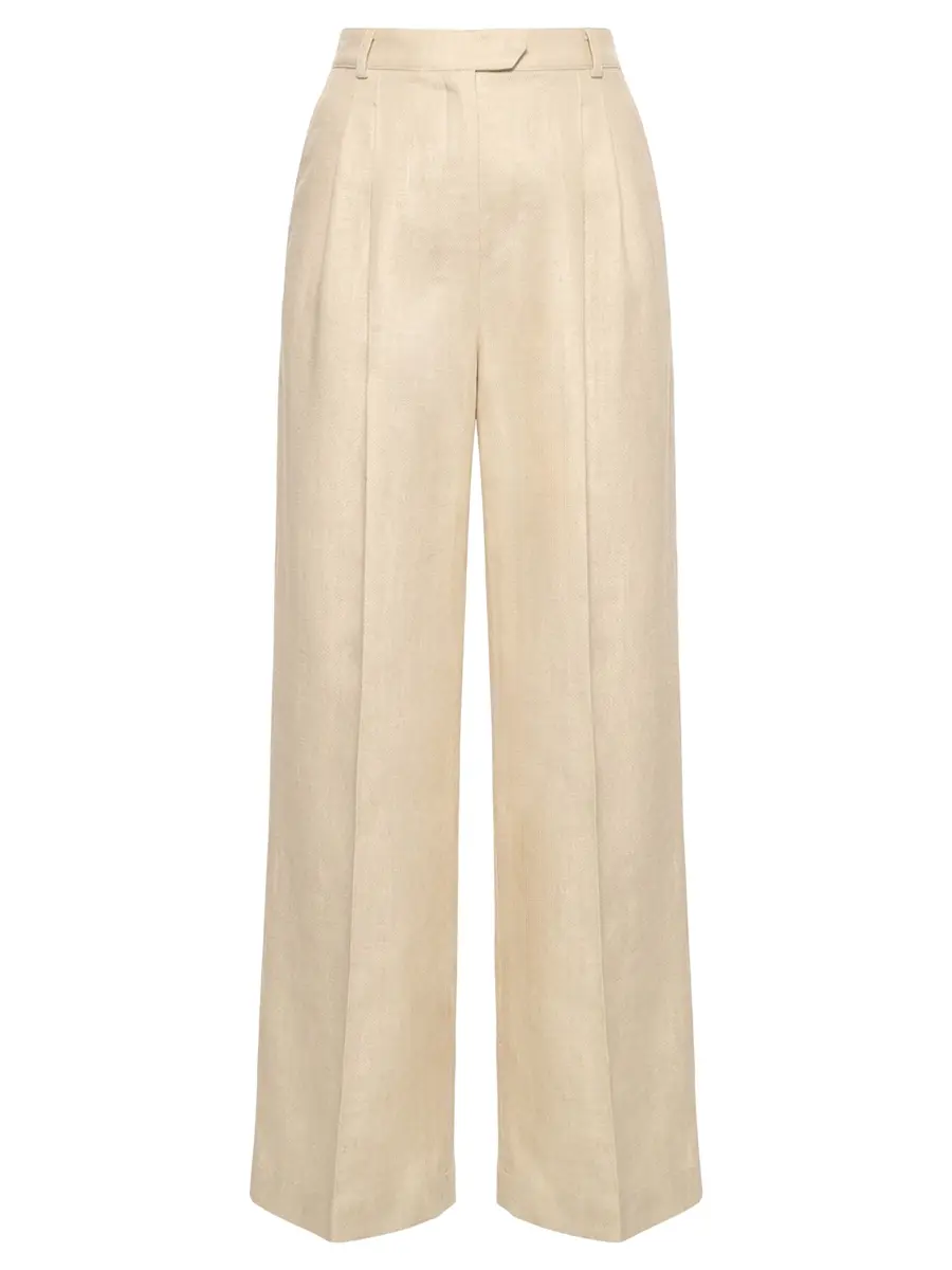 Брюки однотонные