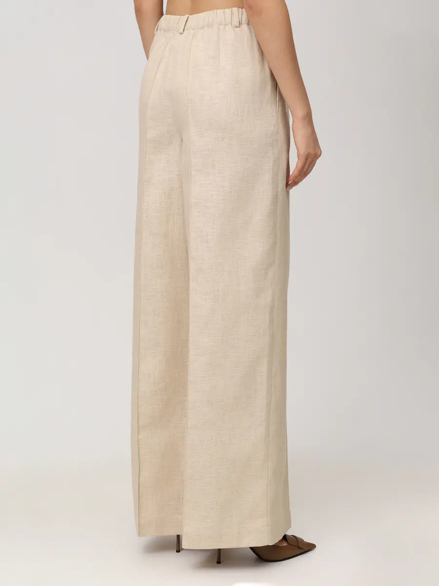 Брюки однотонные