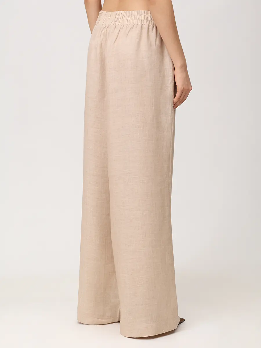 Брюки однотонные