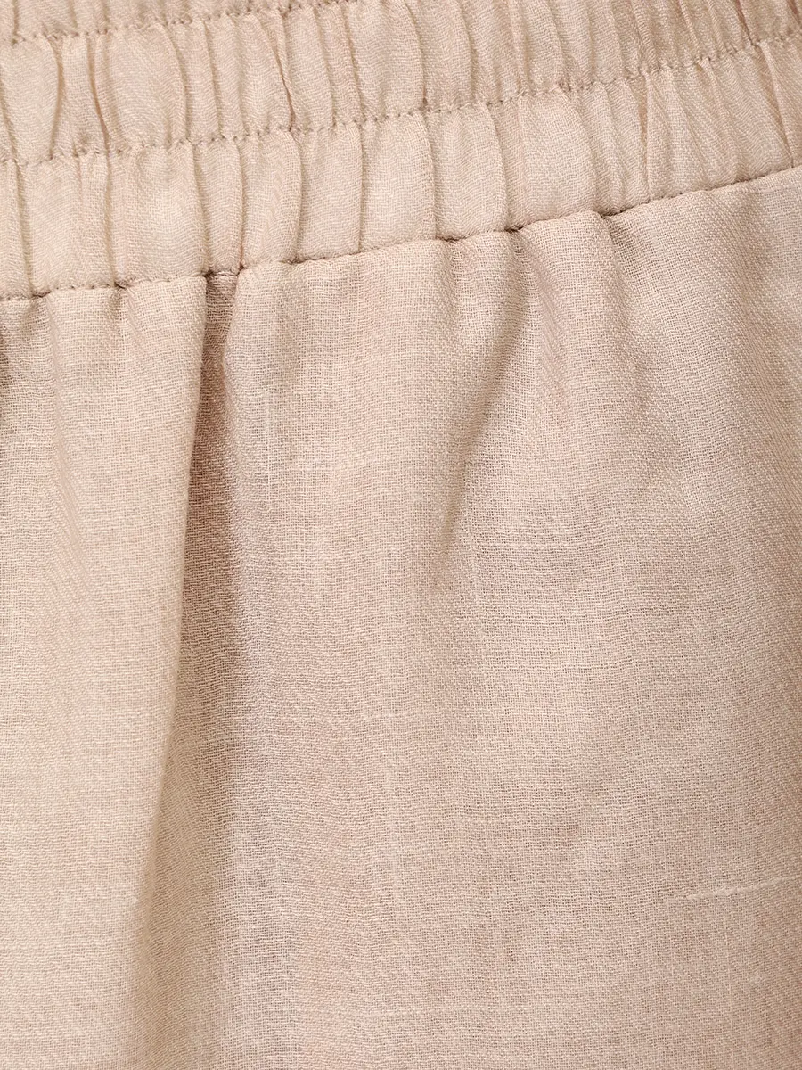 Брюки однотонные