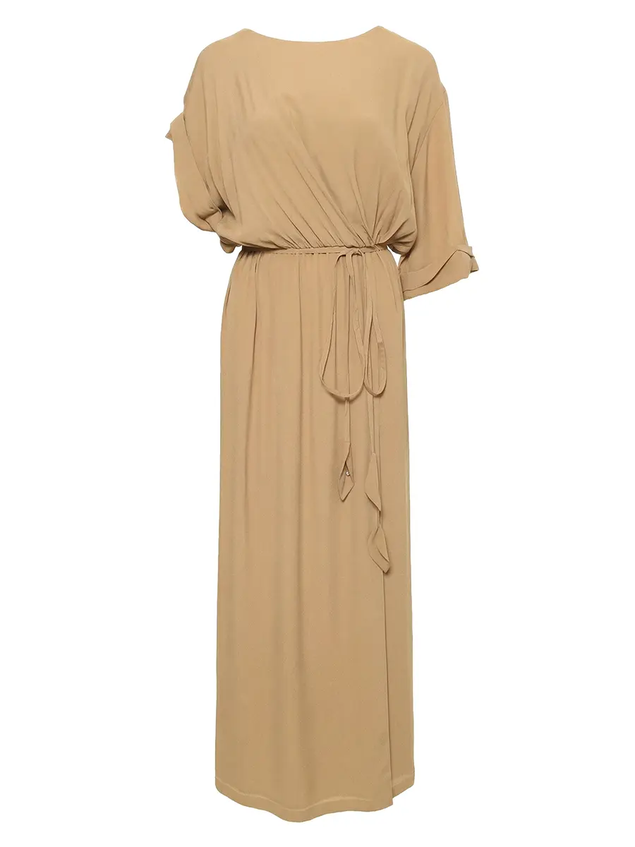 Платье из вискозы и шелка