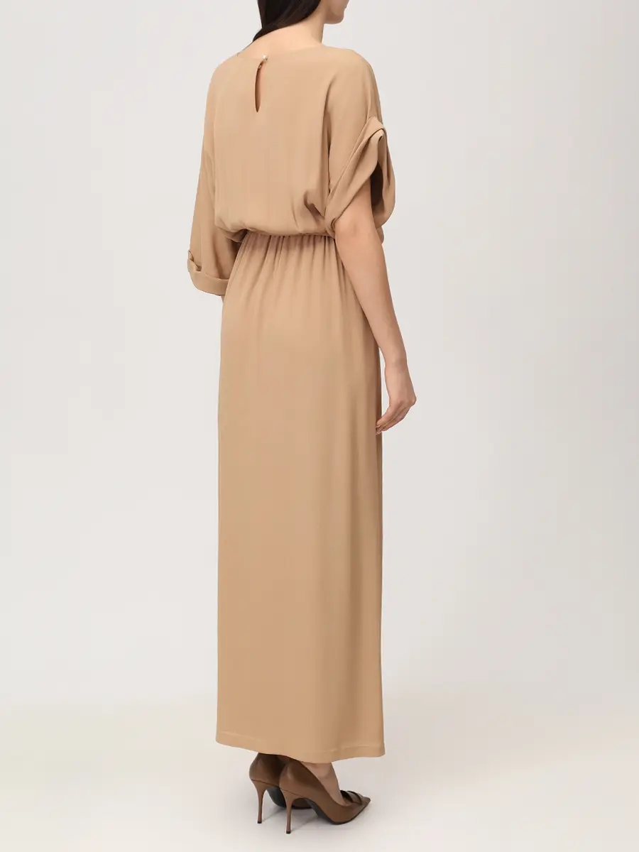 Платье из вискозы и шелка