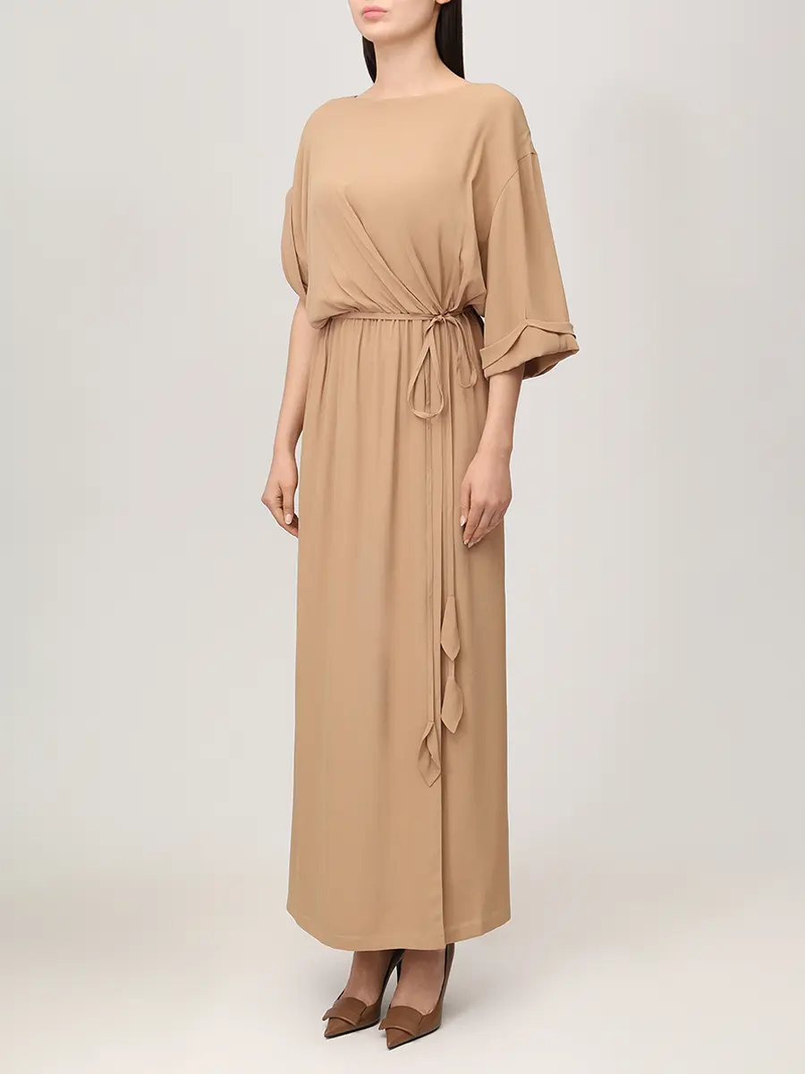 Платье из вискозы и шелка