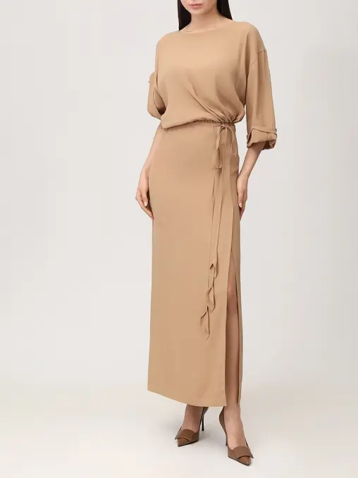 Платье из вискозы и шелка SHATU