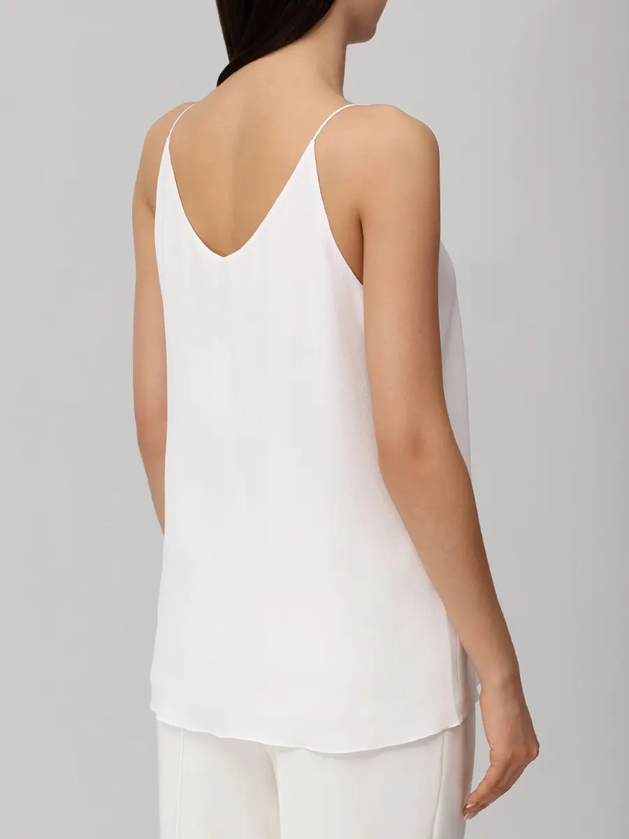 Топ из вискозы и шелка