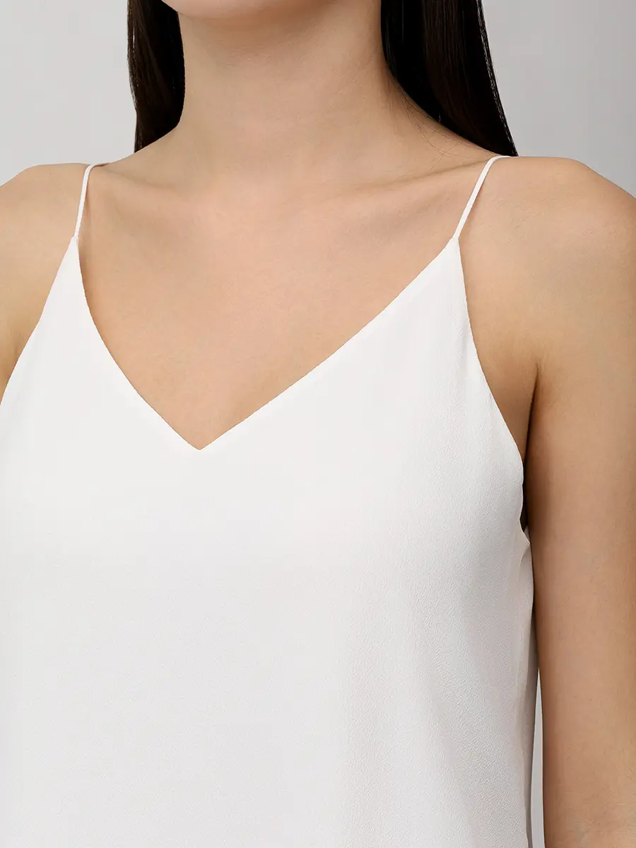 Топ из вискозы и шелка