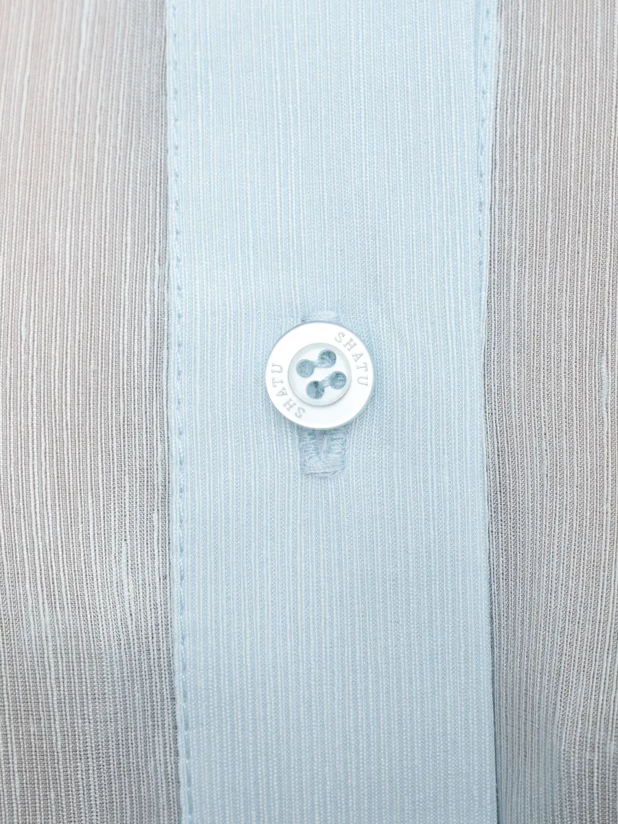 Блуза из шелка и льна