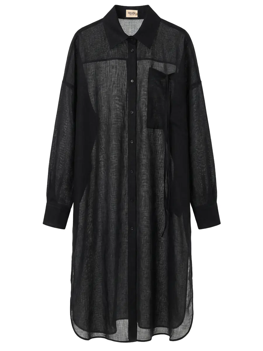 Блуза однотонная