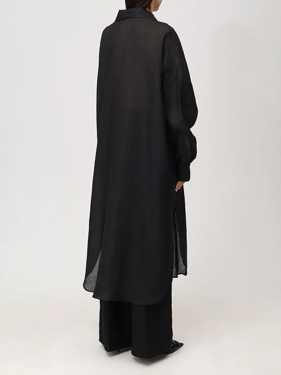 Блуза однотонная