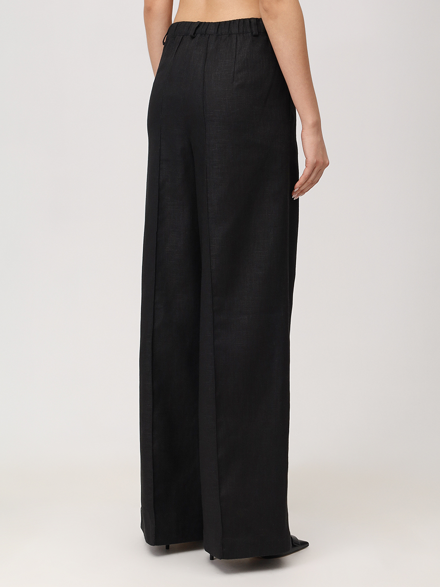 Брюки однотонные