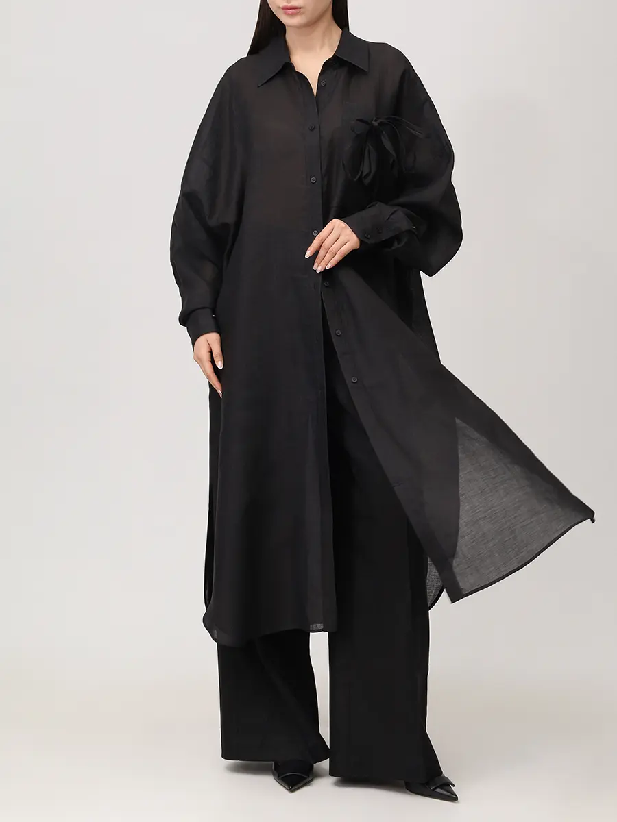 Брюки однотонные