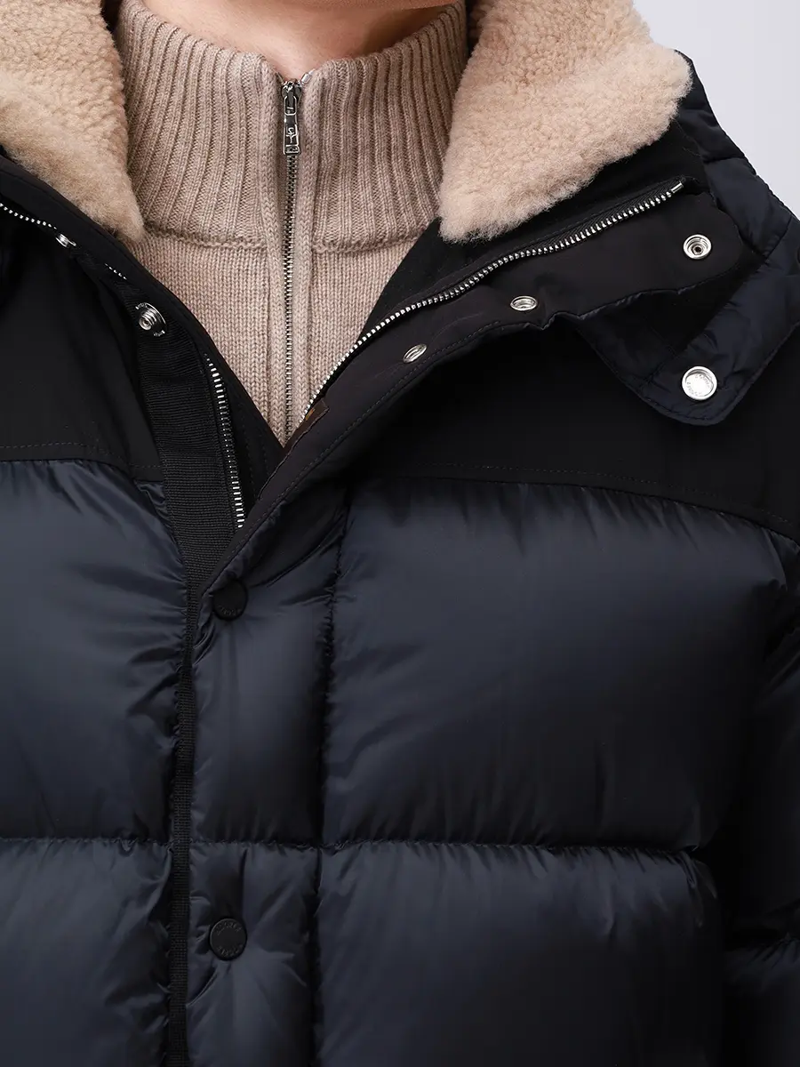 Пуховик стеганый