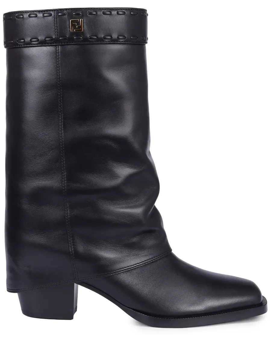 Сапоги кожаные