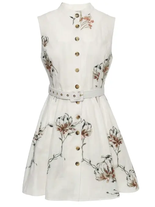 Платье из хлопка и льна OLOLOL