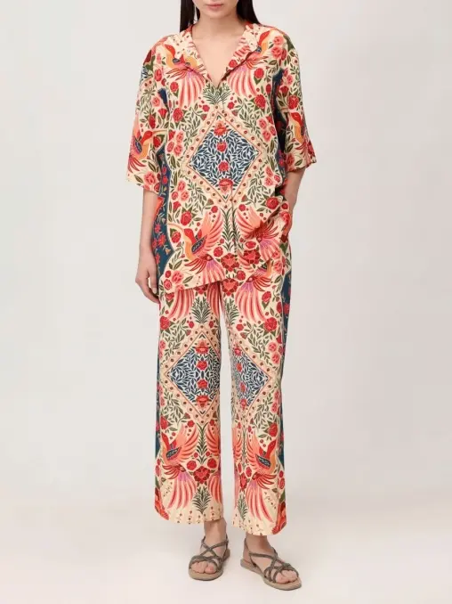 Костюм шелковый OLOLOL