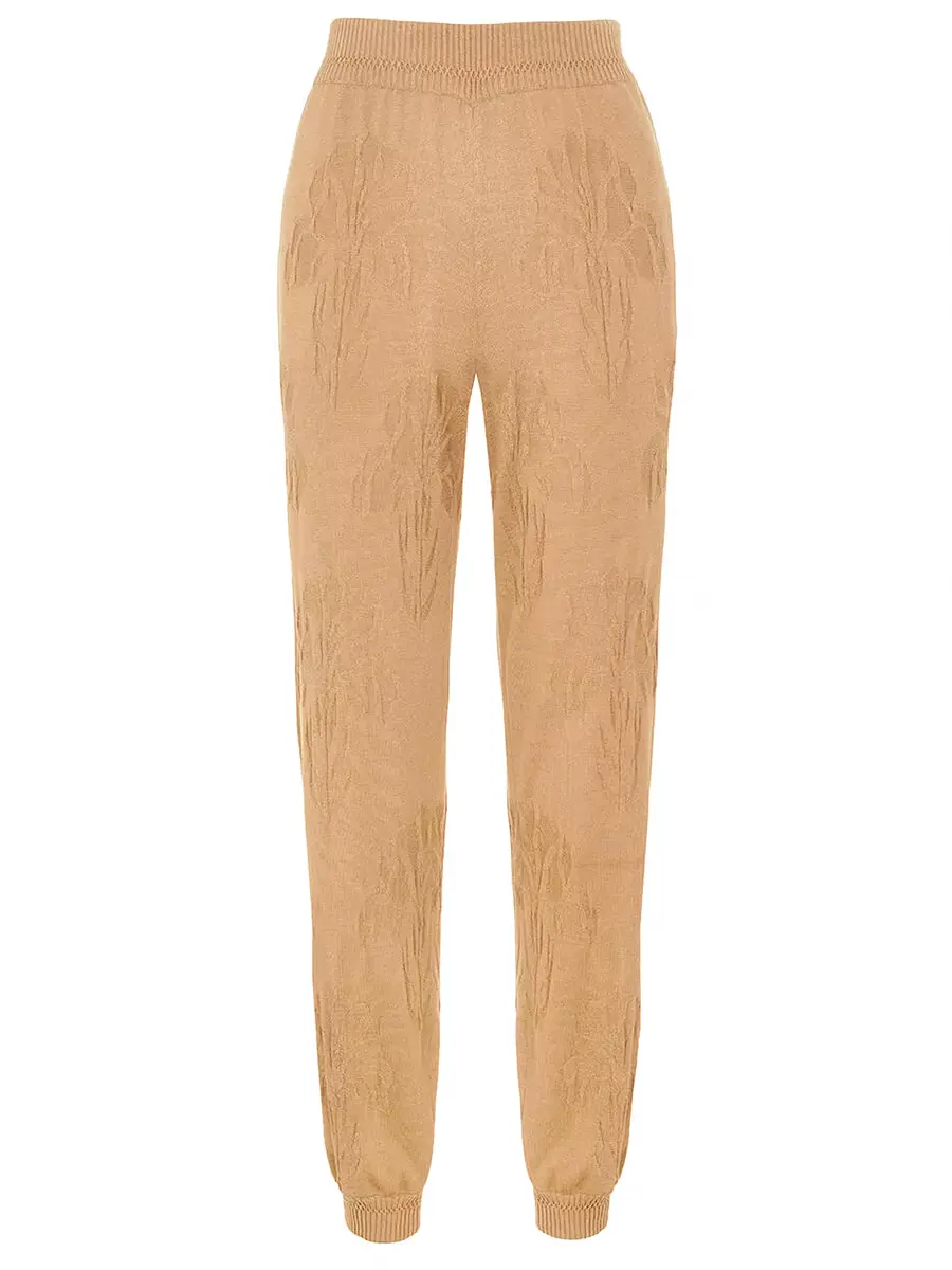 Джоггеры из шелка и вискозы