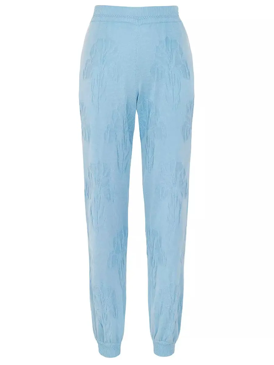 Джоггеры из шелка и вискозы