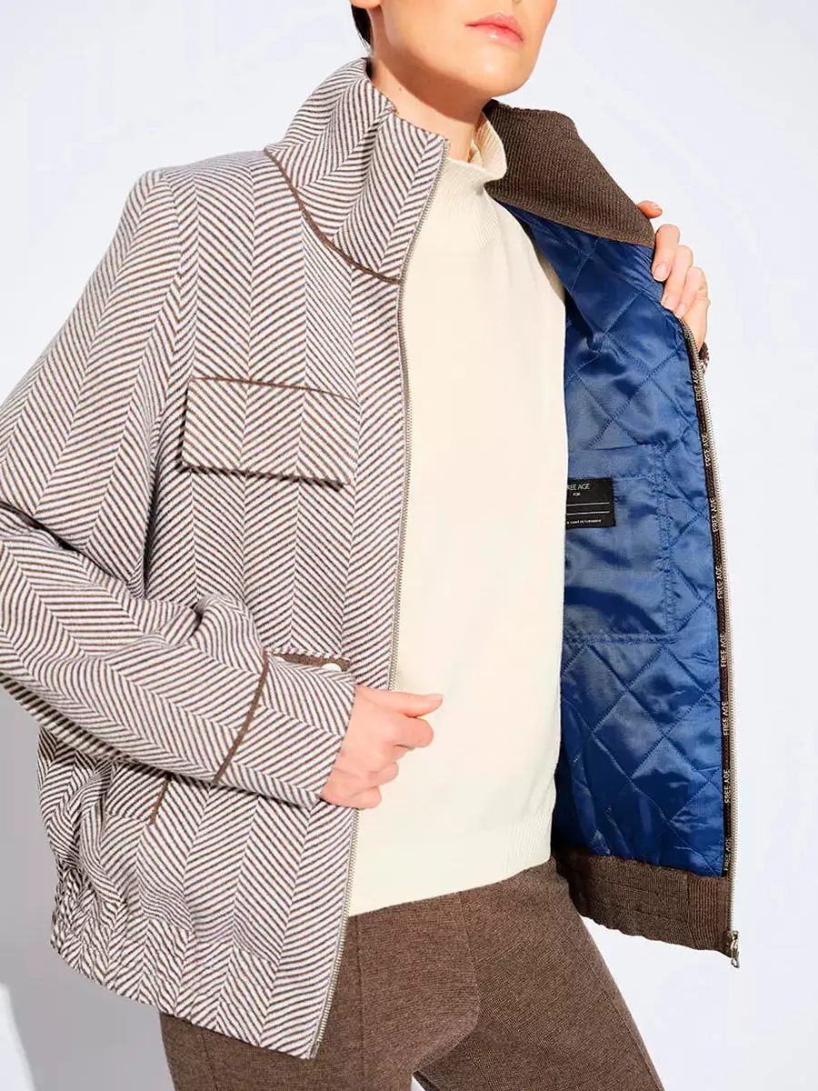 Куртка шерстяная