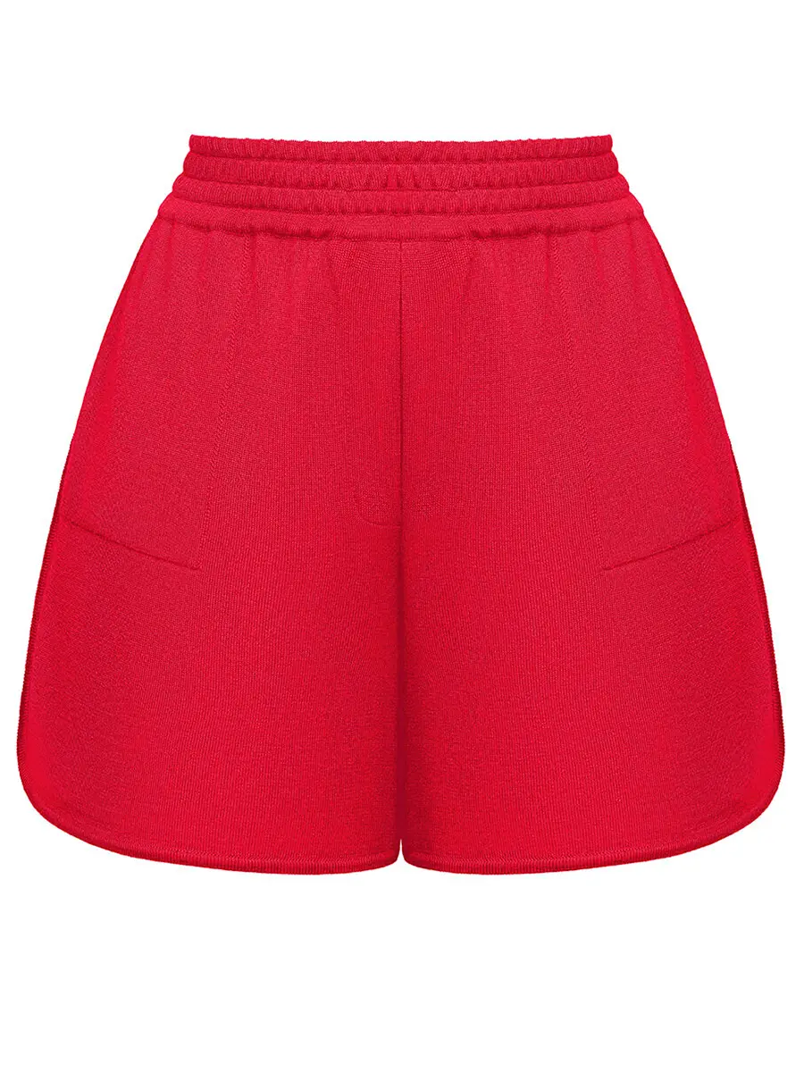 Шорты однотонные