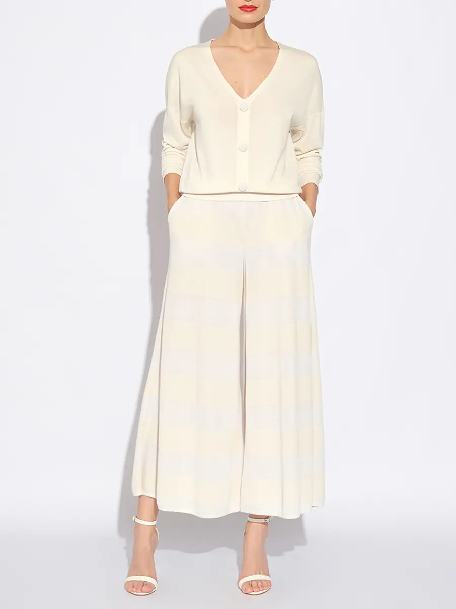 Кюлоты из шелка и вискозы