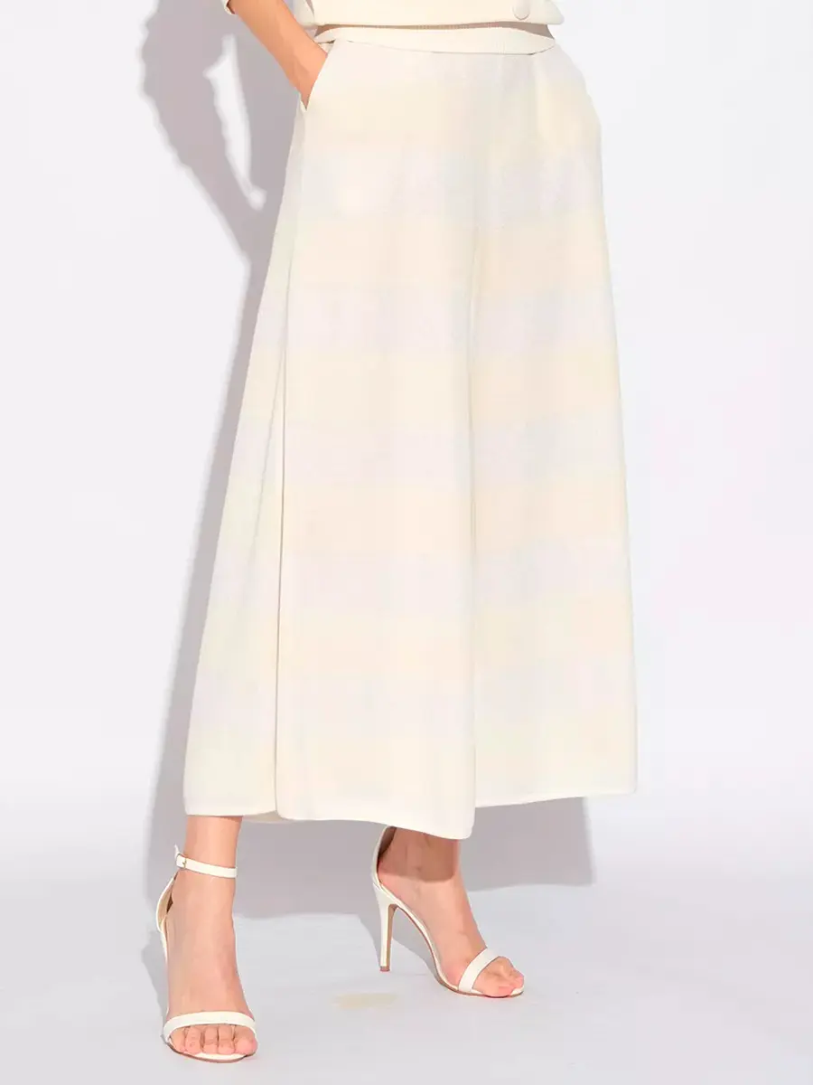 Кюлоты из шелка и вискозы