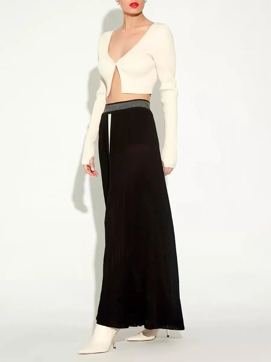 Кардиган из шелка и вискозы