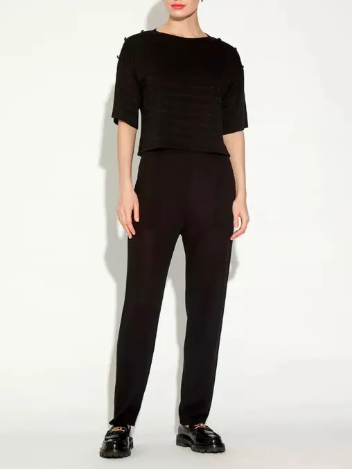 Футболка из шелка и вискозы FREE AGE