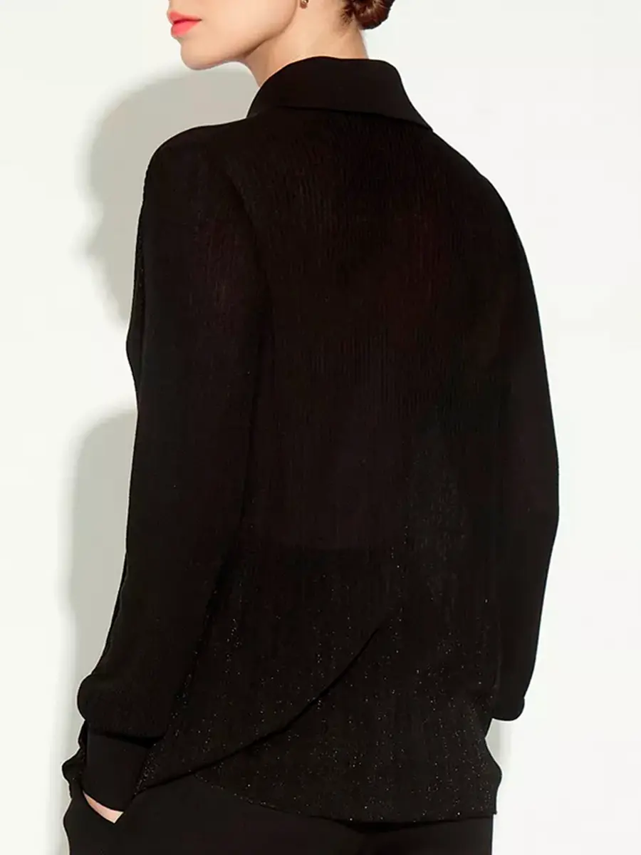 Блуза из шелка и вискозы