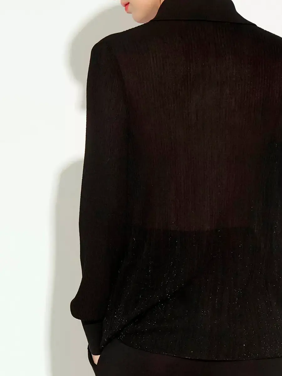 Блуза из шелка и вискозы