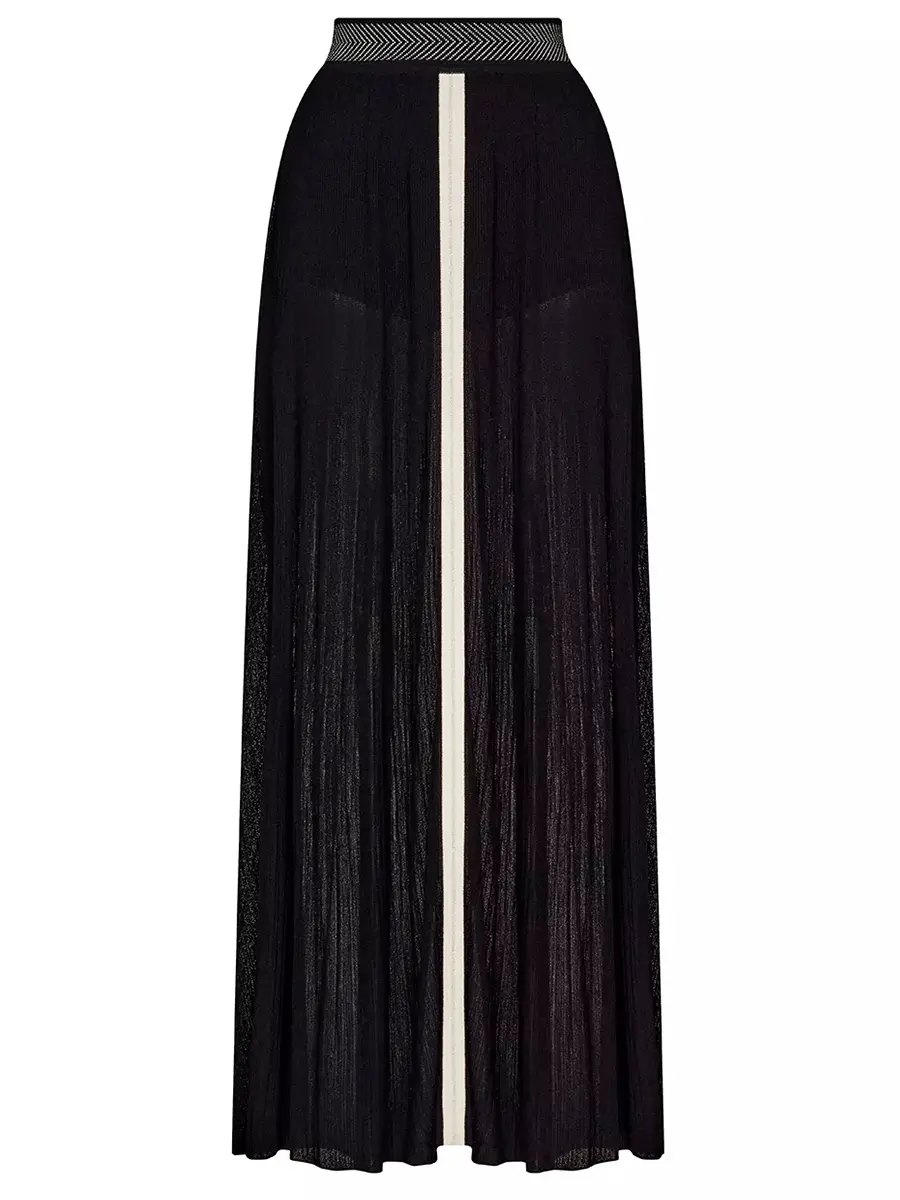 Юбка из шелка и вискозы